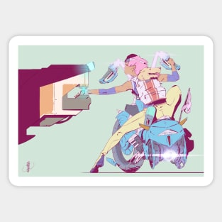 Biker Sticker